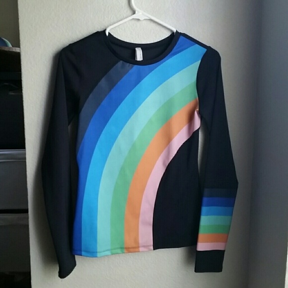 Free People Tops - Free People Movement Rainbow Runner Top - S